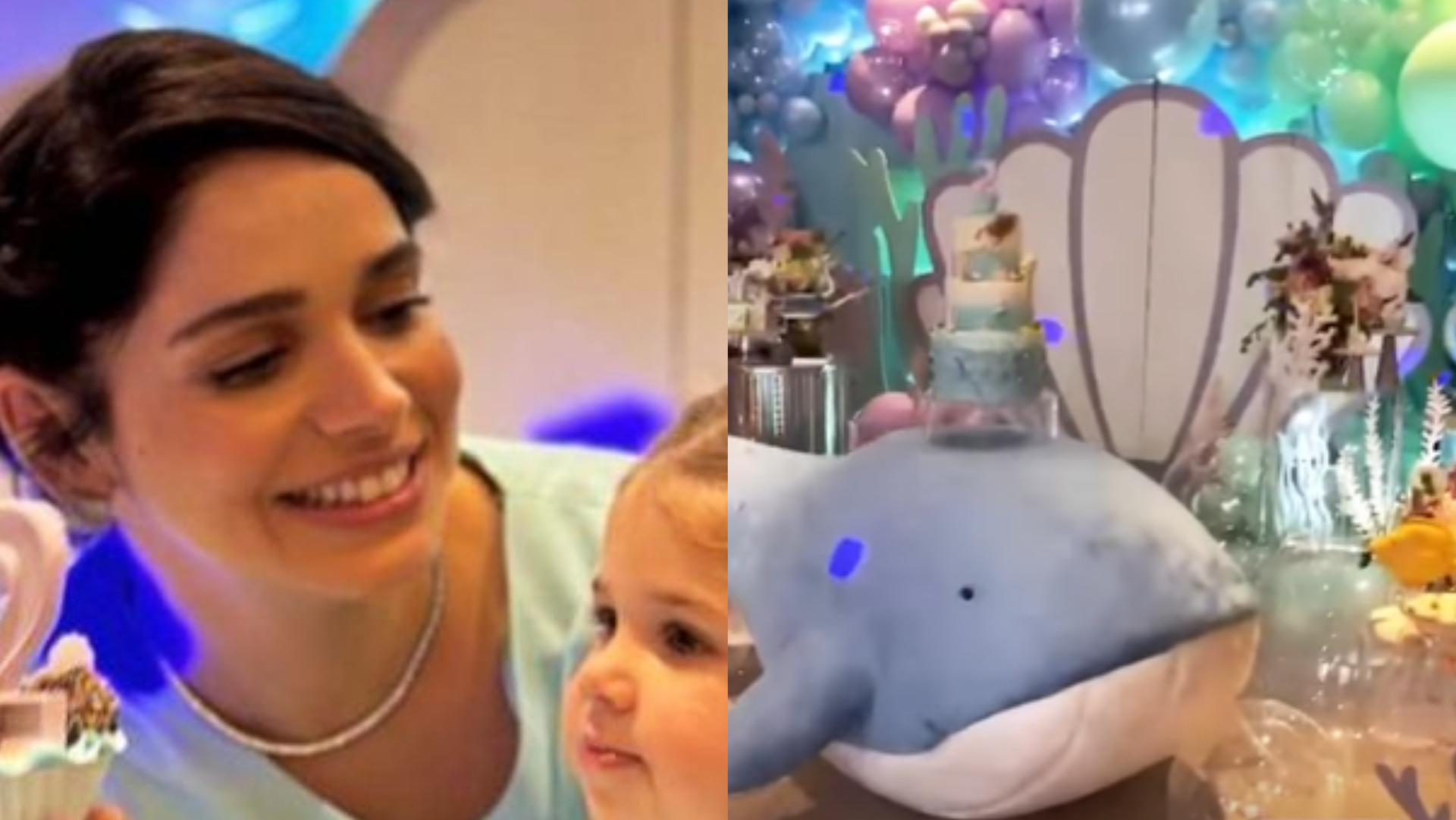 Sabrina Petraglia encanta ao mostrar detalhes da festa de 2 anos da filha, Maya