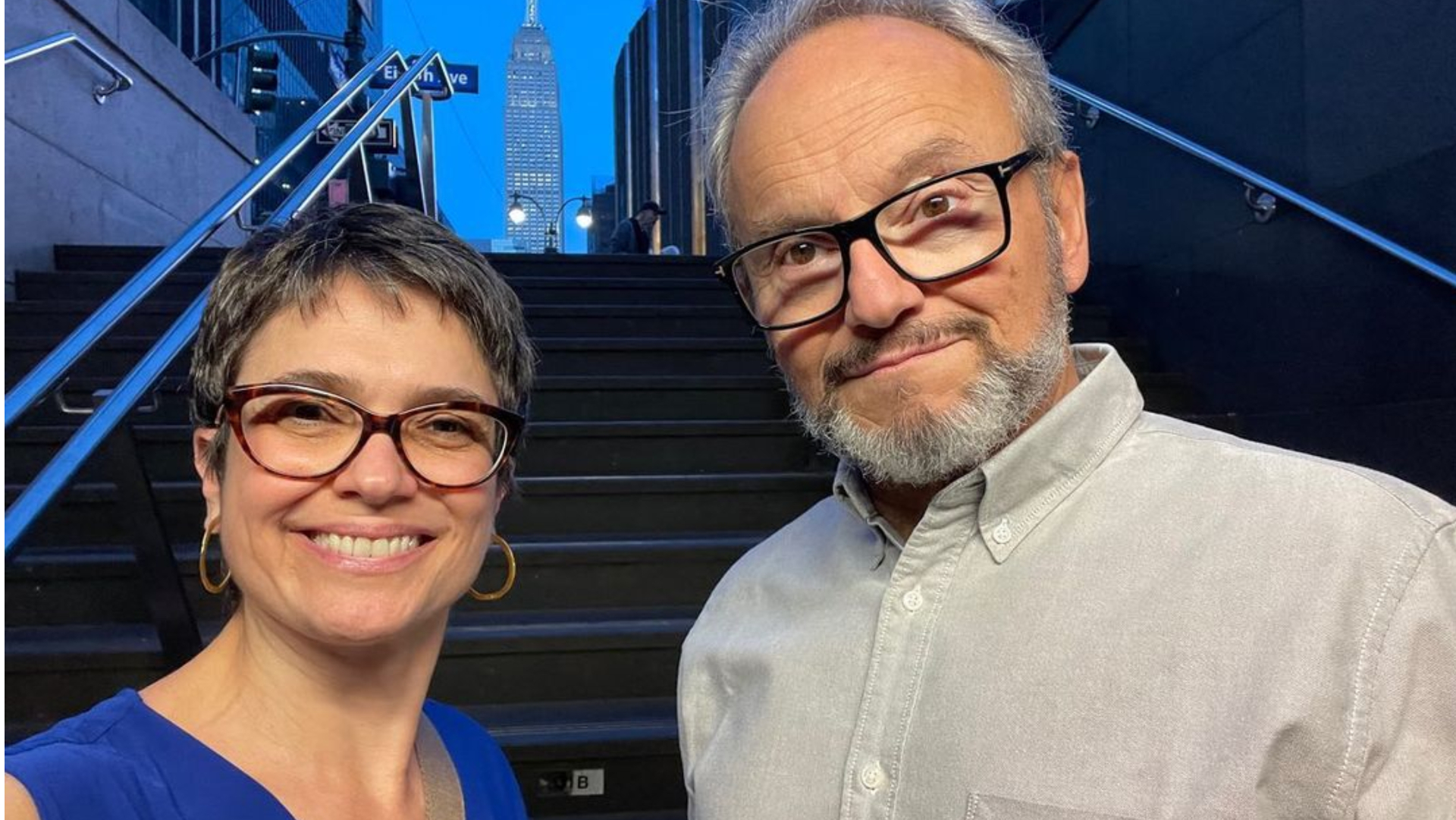 Sandra Annenberg fala sobre saída do marido, Ernesto Paglia, da Globo: ”Sempre juntos”