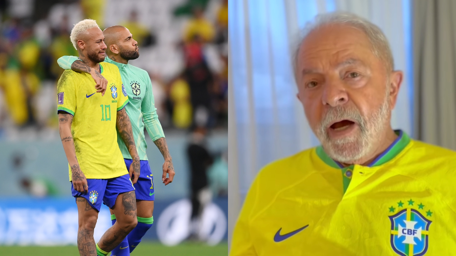 Lula elogia Neymar após derrota na Copa do Mundo e lamenta eliminação