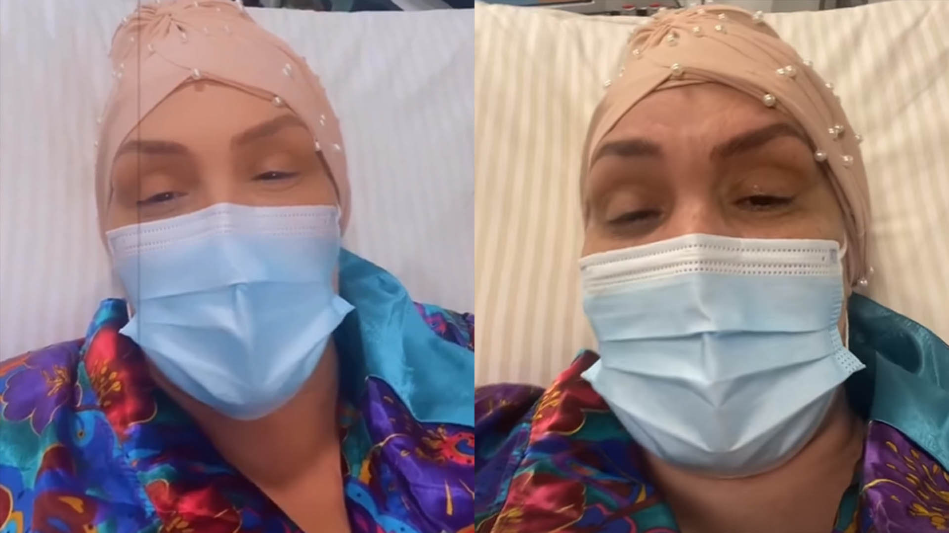 Simony celebra a sua última sessão de radioterapia