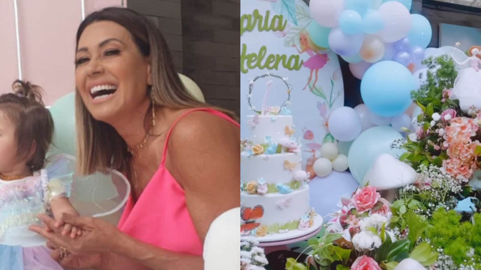 Solange Frazão encanta ao mostrar festa de aniversário da neta