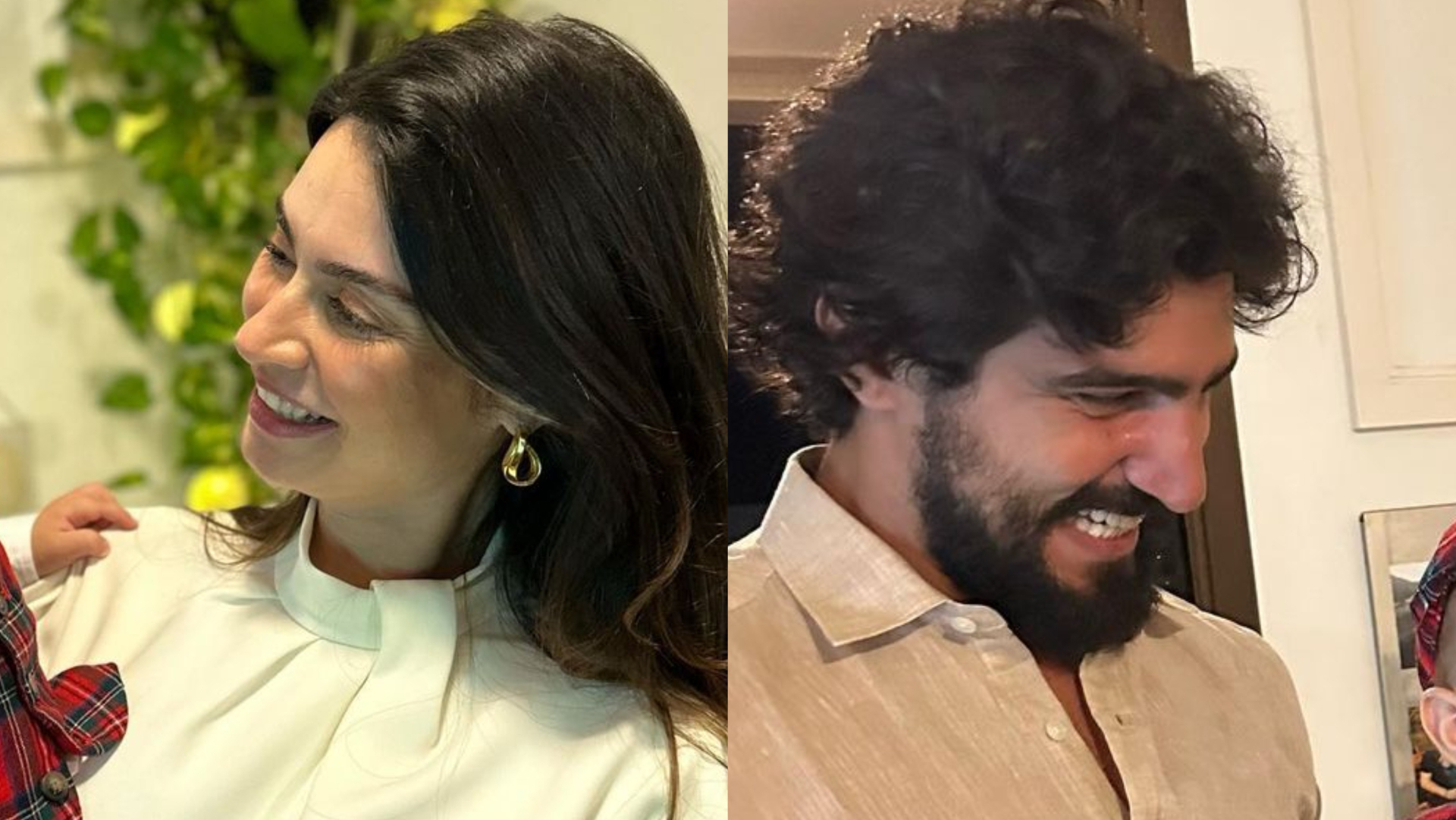 Filho de Thaila Ayala e Renato Góes encanta com look de Natal: ”Explosão de fofura”