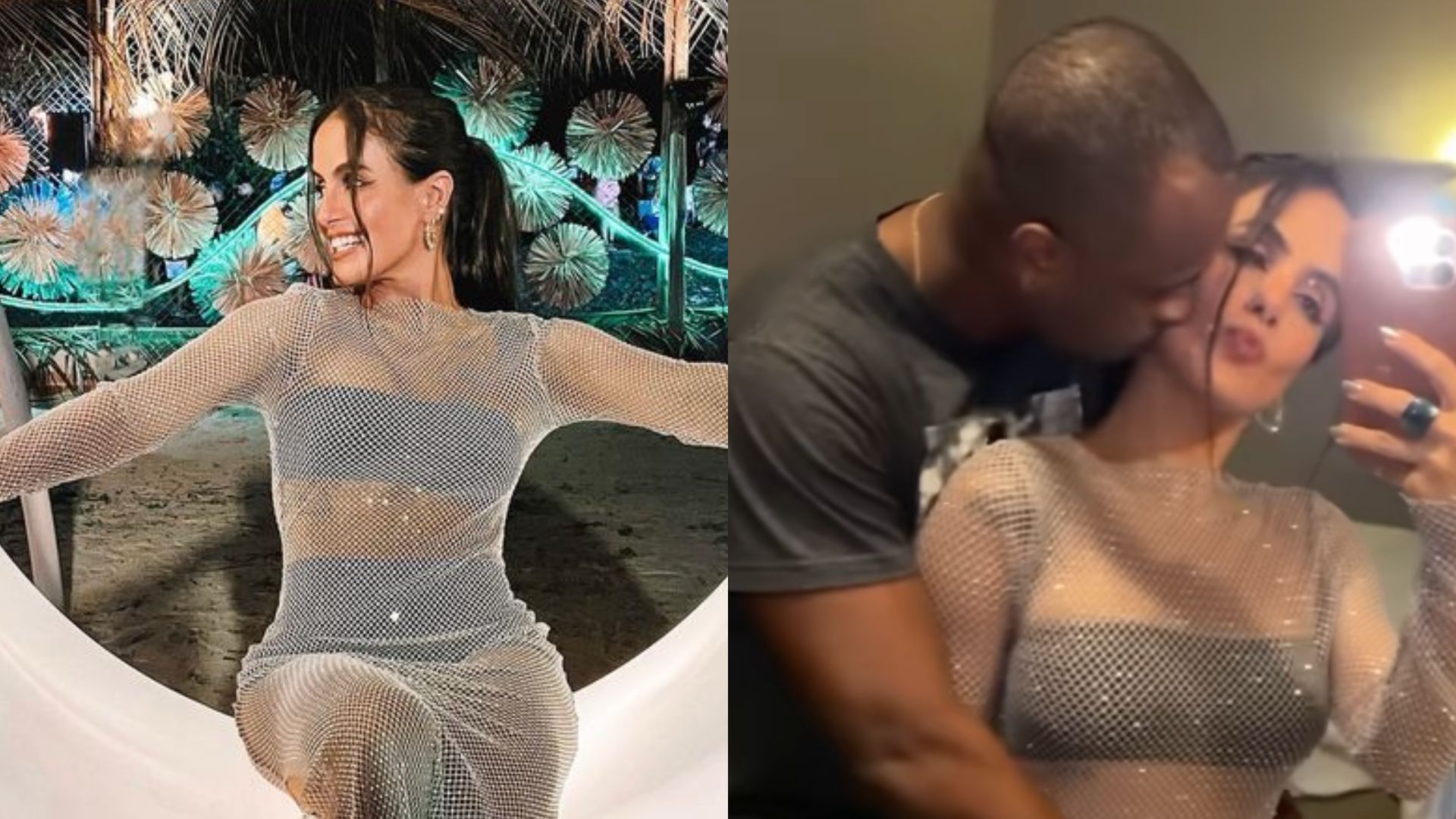 Em clima de romance, Carol Peixinho surge agarradinha com Thiaguinho: “Sintonia!”