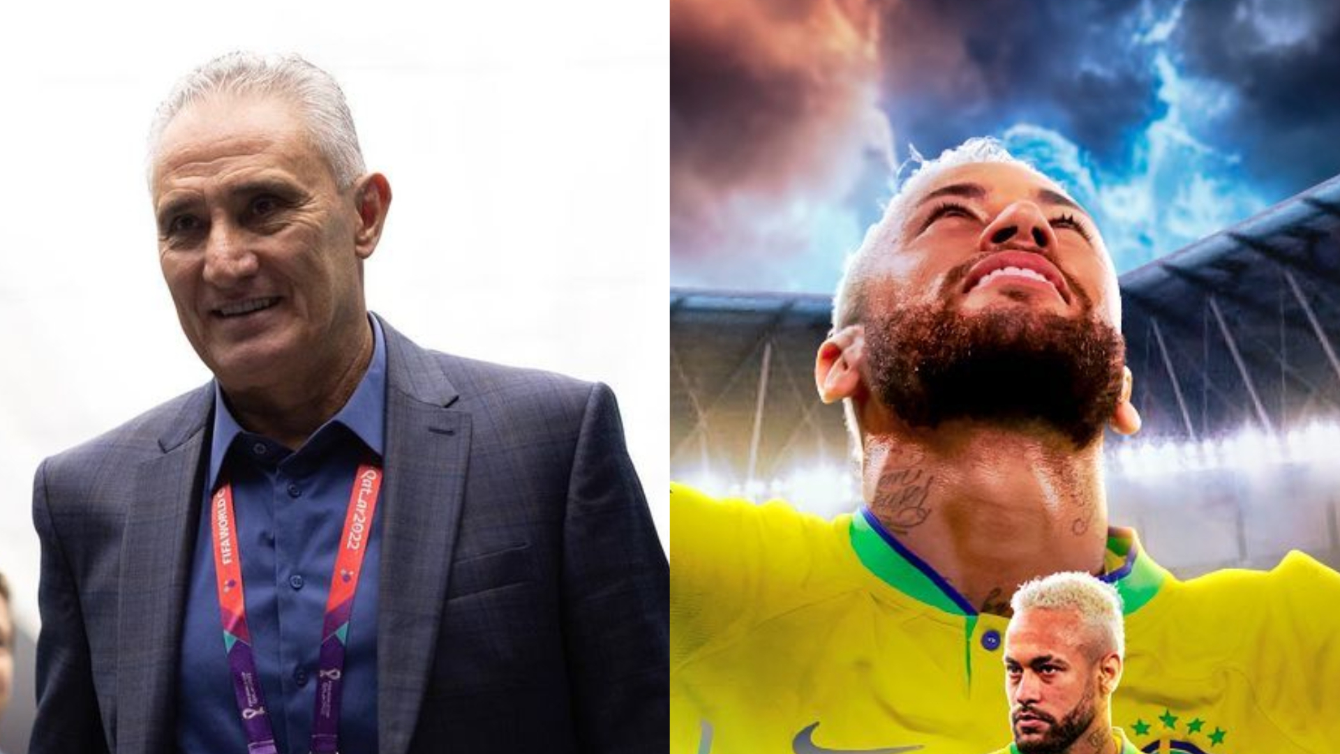 Tite confirma escalação contra a Croácia, e Neymar Jr. posta: ”Deus nos proteja”