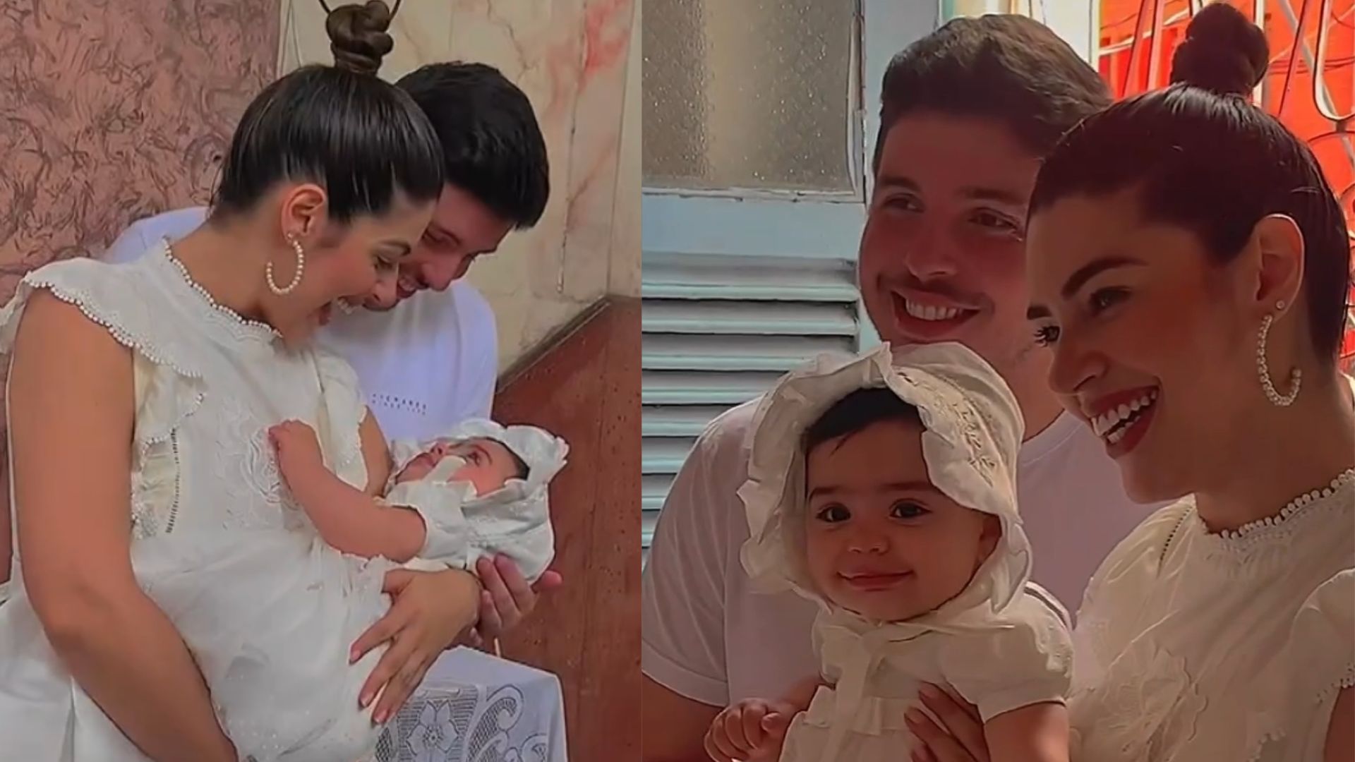 Vivian Amorim mostra detalhes do batizado da filha de 10 meses: “Emocionante!”