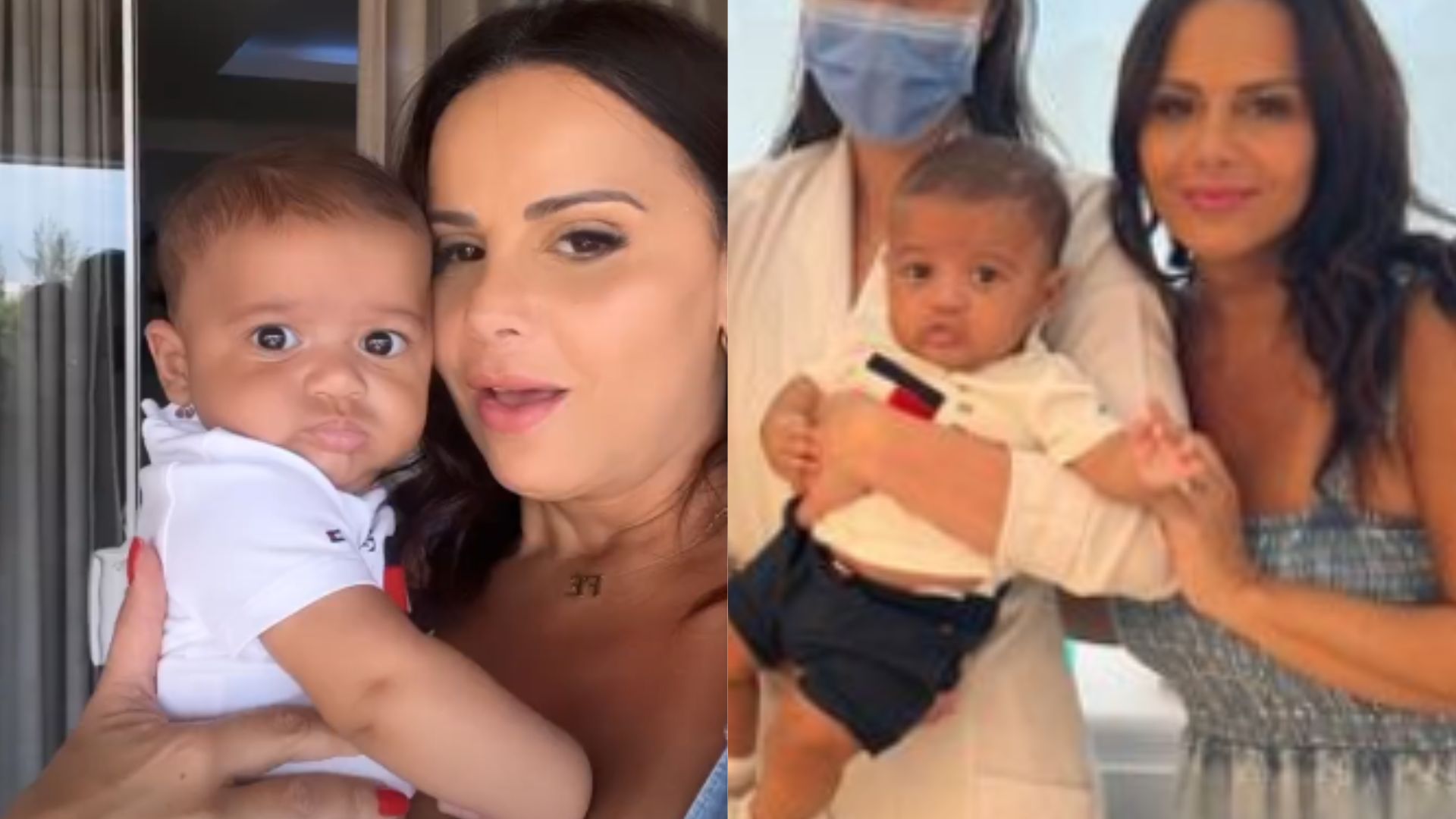 Viviane Araujo leva filho ao pediatra e celebra crescimento do herdeiro: “Nota dez!”
