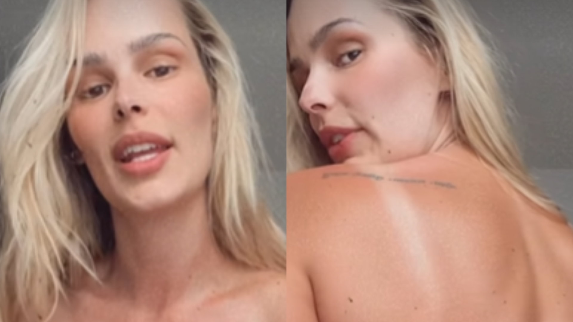 Yasmin Brunet exagera no sol e exibe marquinha de biquíni: ”Alerta de um quase nude”