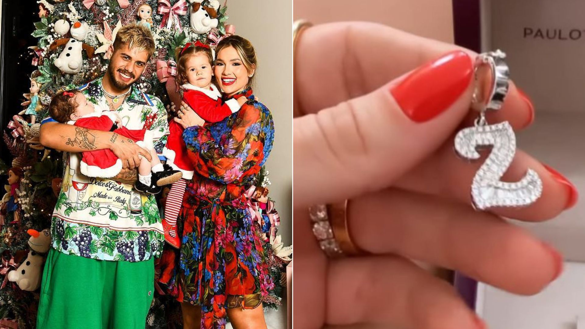 Zé Felipe dá joia com diamantes para Virgínia no Natal; saiba o valor