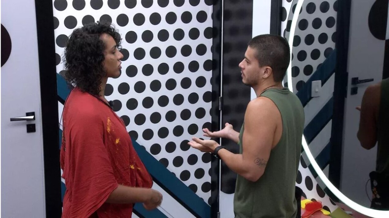 BBB 22: Arthur Aguiar e Linn Da Quebrada trocam farpas no Quarto Grunge depois da festa