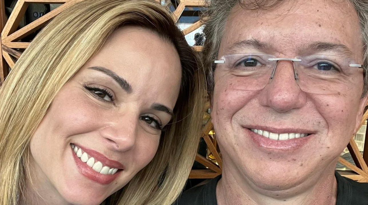 Boninho surge em clima de romance com Ana Furtado e se derrete: ”Valentine’s Day todo dia!”