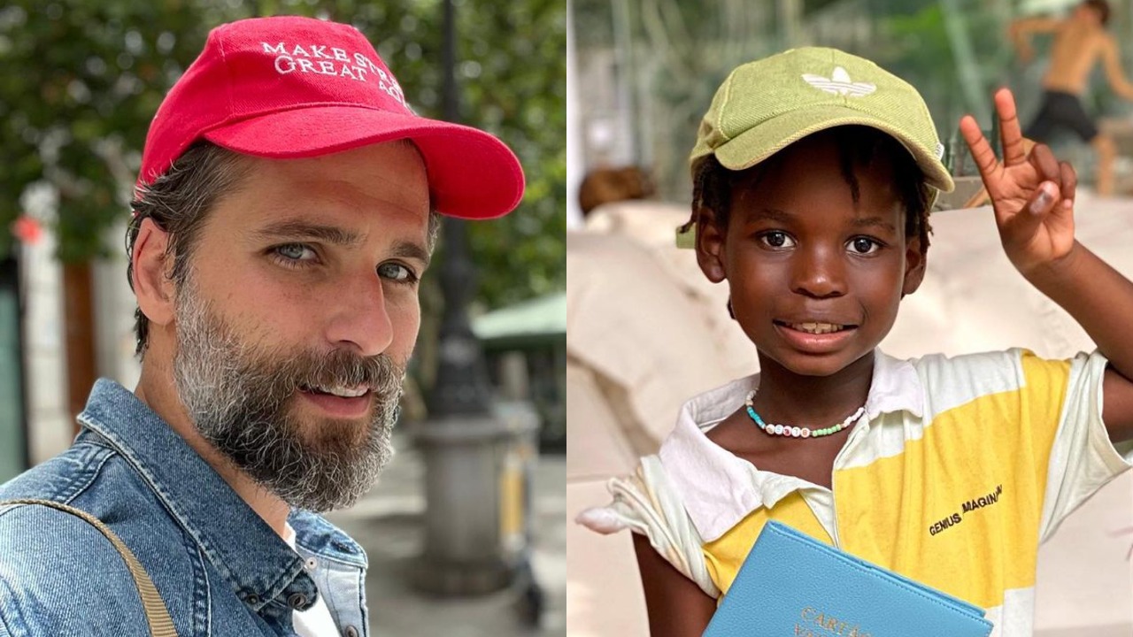 Após volta às aulas, Bruno Gagliasso tira cochilo com o filho, Bless: ”Mortos com farofa”