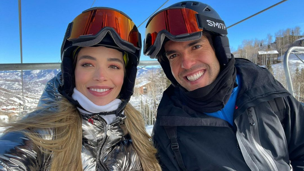 Carol Dias vive cena romântica com Kaká durante passeio na neve