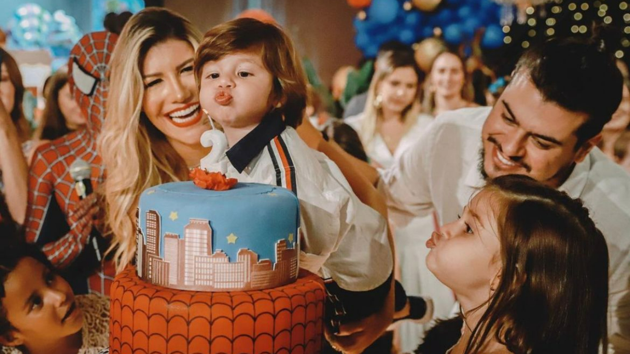 Cristiano, da dupla com Zé Neto, celebra chegada dos 2 anos do filho com festa intimista