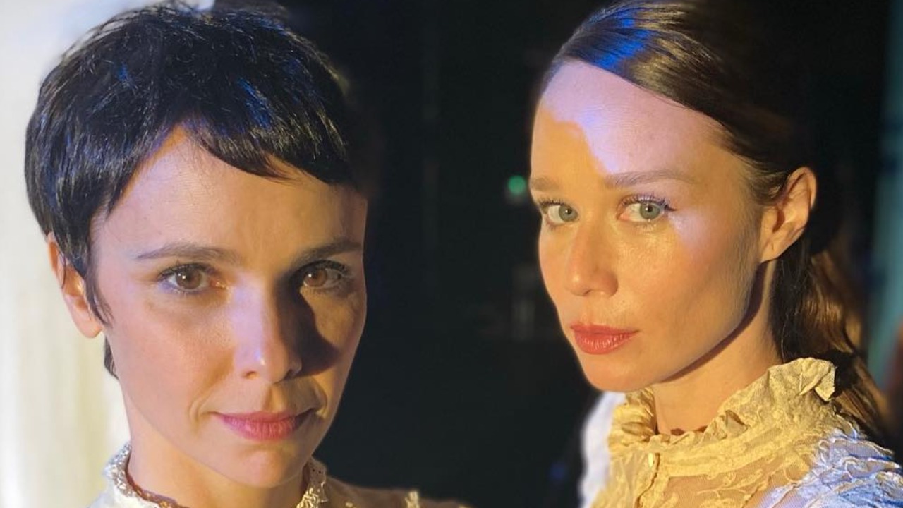 Combinando look, Mariana Ximenes relembra foto com Débora Falabella em cachoeira: ”Mineirinha linda”