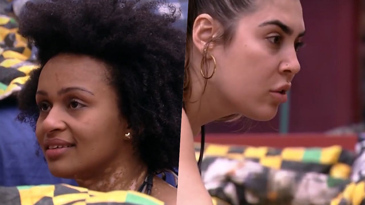 BBB 22: Natália se irrita com fala de Naiara no quarto e trocam farpas: ”Cala a boca você também”