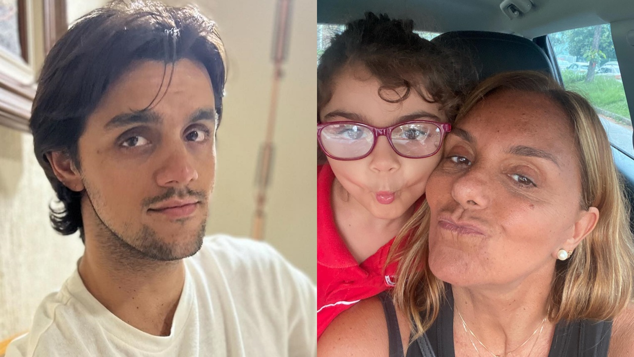 Felipe Simas presta homenagem no aniversário da mãe e da filha: ”Elas tem grande parte do meu amor”