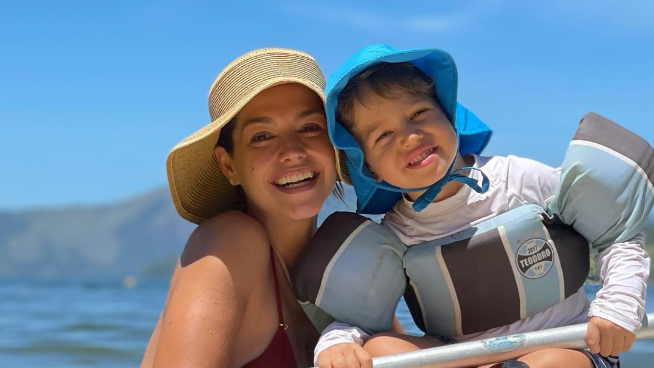 Thais Fersoza compara foto antiga dela mesma com clique do filho: ”Por favor, digam que é a minha cara”