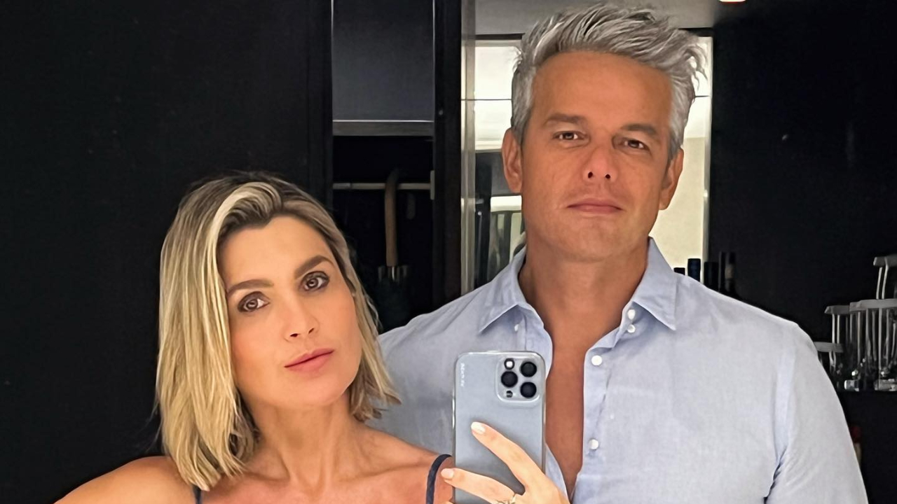 Flávia Alessandra posta vídeo romântico com Otaviano Costa: ”Amo mergulhar nas nossas aventuras”