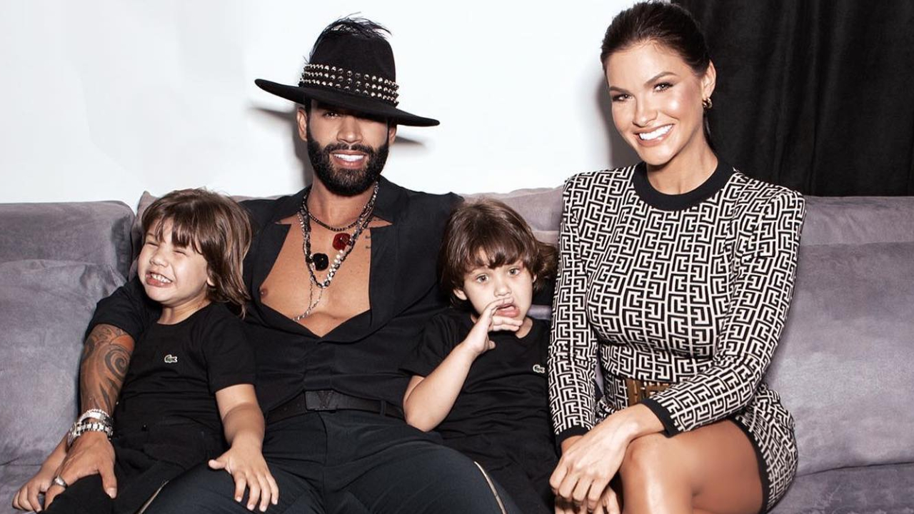Andressa Suita e Gusttavo Lima reencontram os filhos após turnê pela Europa: ”De volta”