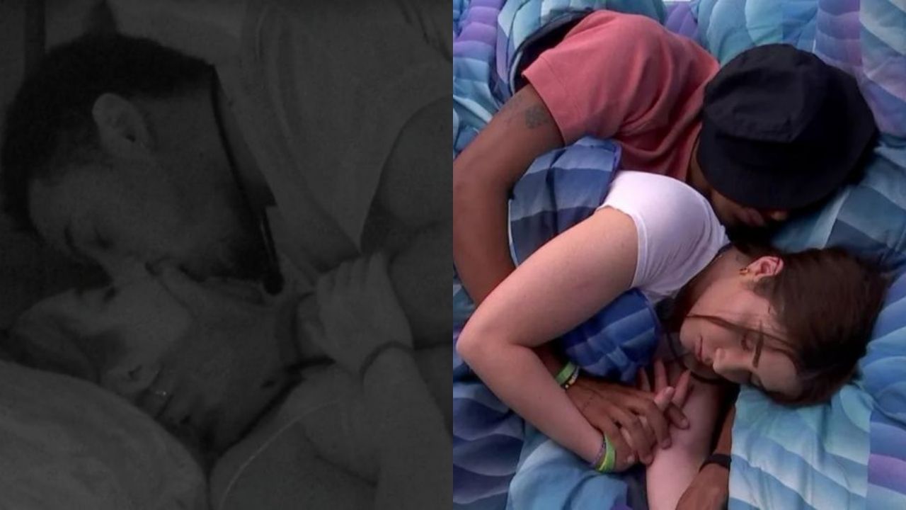 BBB 22: Jade Picon e Paulo André trocam beijos no quarto do líder