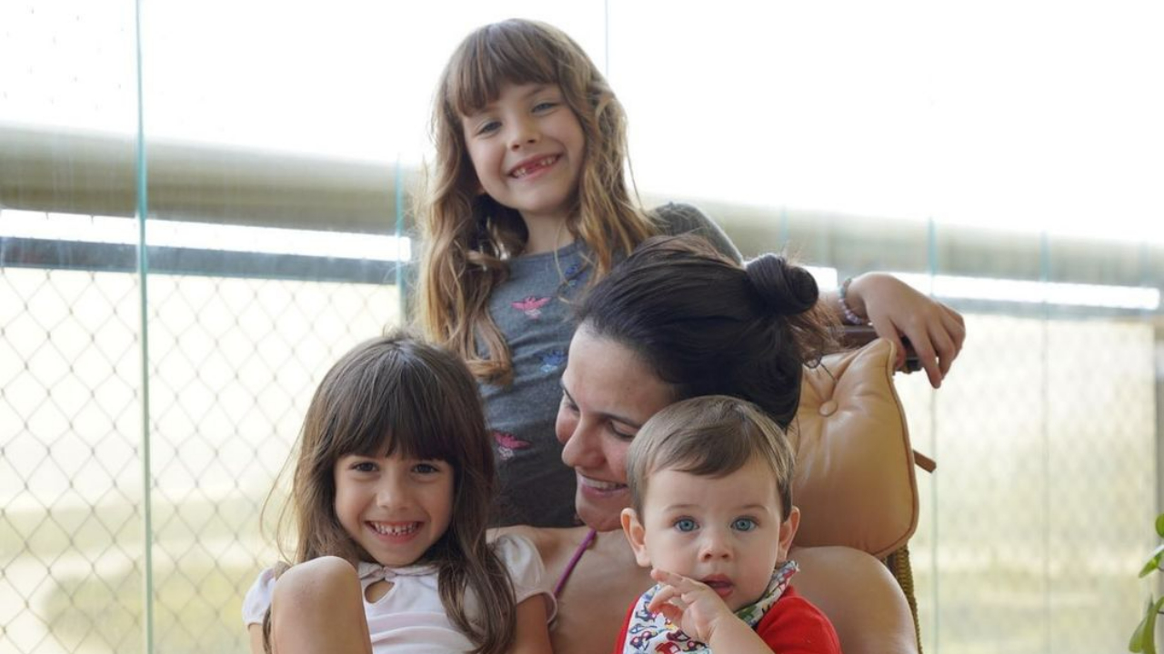 Kyra Gracie se derrete ao publicar cliques fofos dos filhos: ”Sobre o que a vida é”