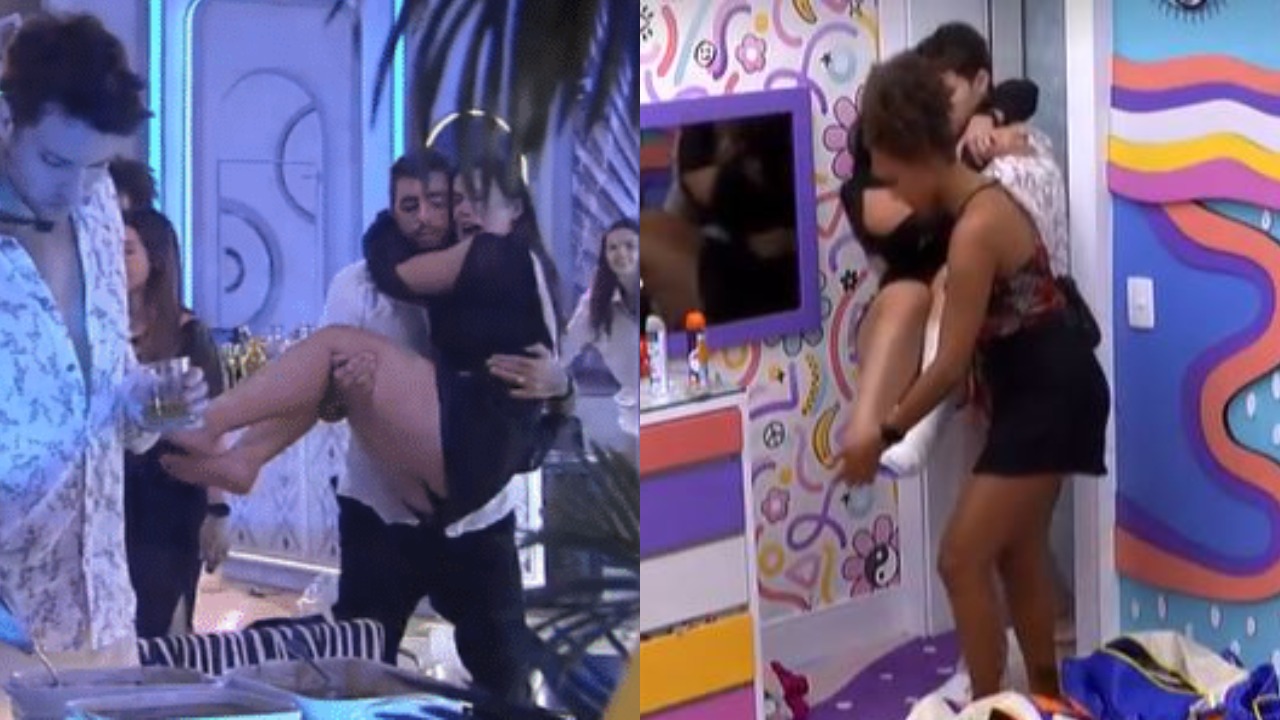 BBB 22: Larissa recebe atendimento médico após sofrer acidente durante festa do líder