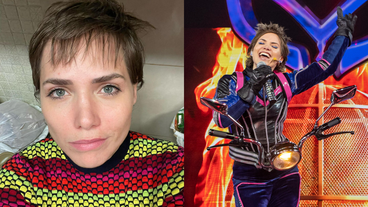 Leticia Colin relembra ensaios para apresentação no ‘The Masked Singer Brasil’: ”Bastidores da gravação”