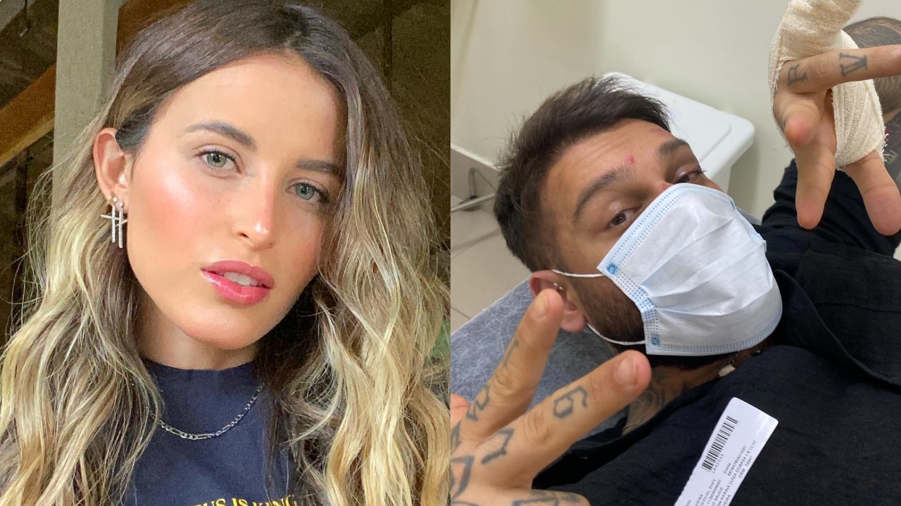 Lorena Carvalho relembra susto após queda de Lucas Lucco: ”Ficou inconsciente”