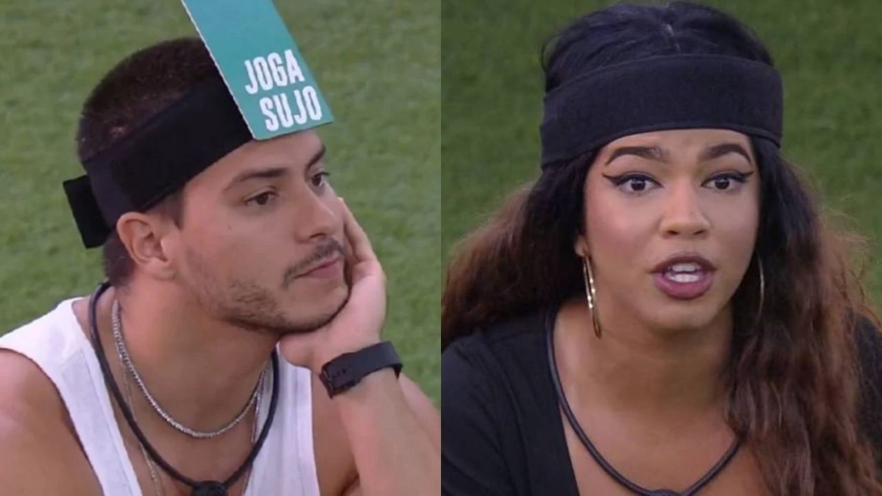 BBB 22: Internautas comentam ‘tapa’ de Maria na testa de Arthur Aguiar durante Jogo da Discórdia