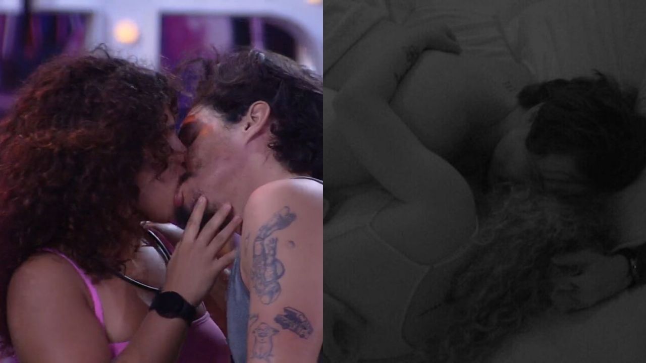 BBB22: Após vai e vem, Maria e Eliezer terminam a festa no edredom e web reage