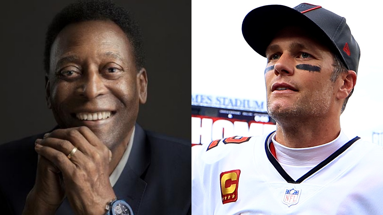 Após aposentadoria, Tom Brady recebe mensagem de Pelé: ”Você é uma lenda”