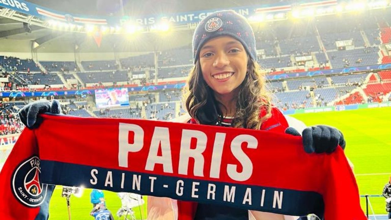 Em Paris, Rayssa Leal assiste jogo entre PSG e Real Madrid: “Mais um sonho realizado”
