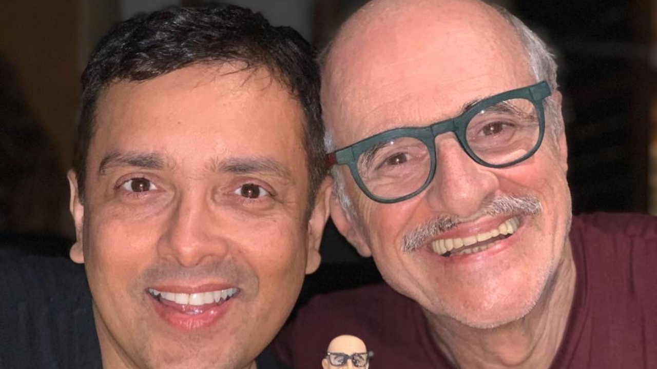Rodrigo Fagundes presta bela homenagem no aniversário de Marcos Caruso: ”Pessoa incrível”
