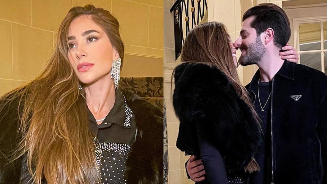 Na Suíça, Romana Novais celebra Valentine’s Day em jantar romântico com Alok