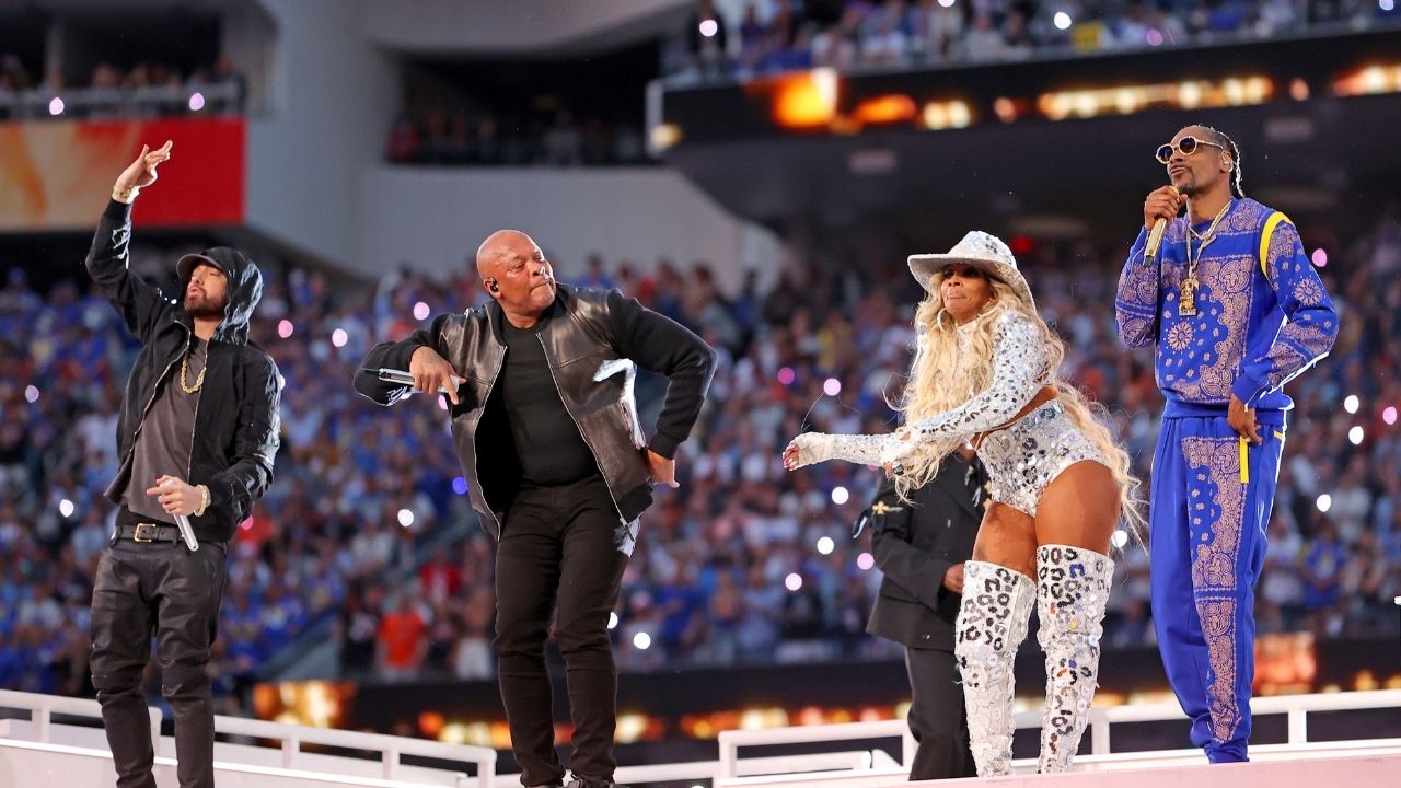 Super Bowl 2022 tem show de intervalo grandioso com nomes de peso do rap: “Inesquecível”
