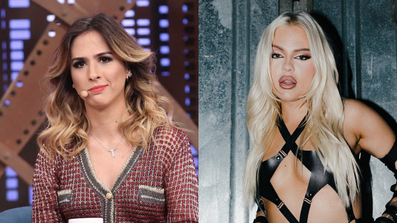 Tatá Werneck se arrisca e tenta fazer coreografia ousada de ‘Anaconda’, de Luísa Sonza
