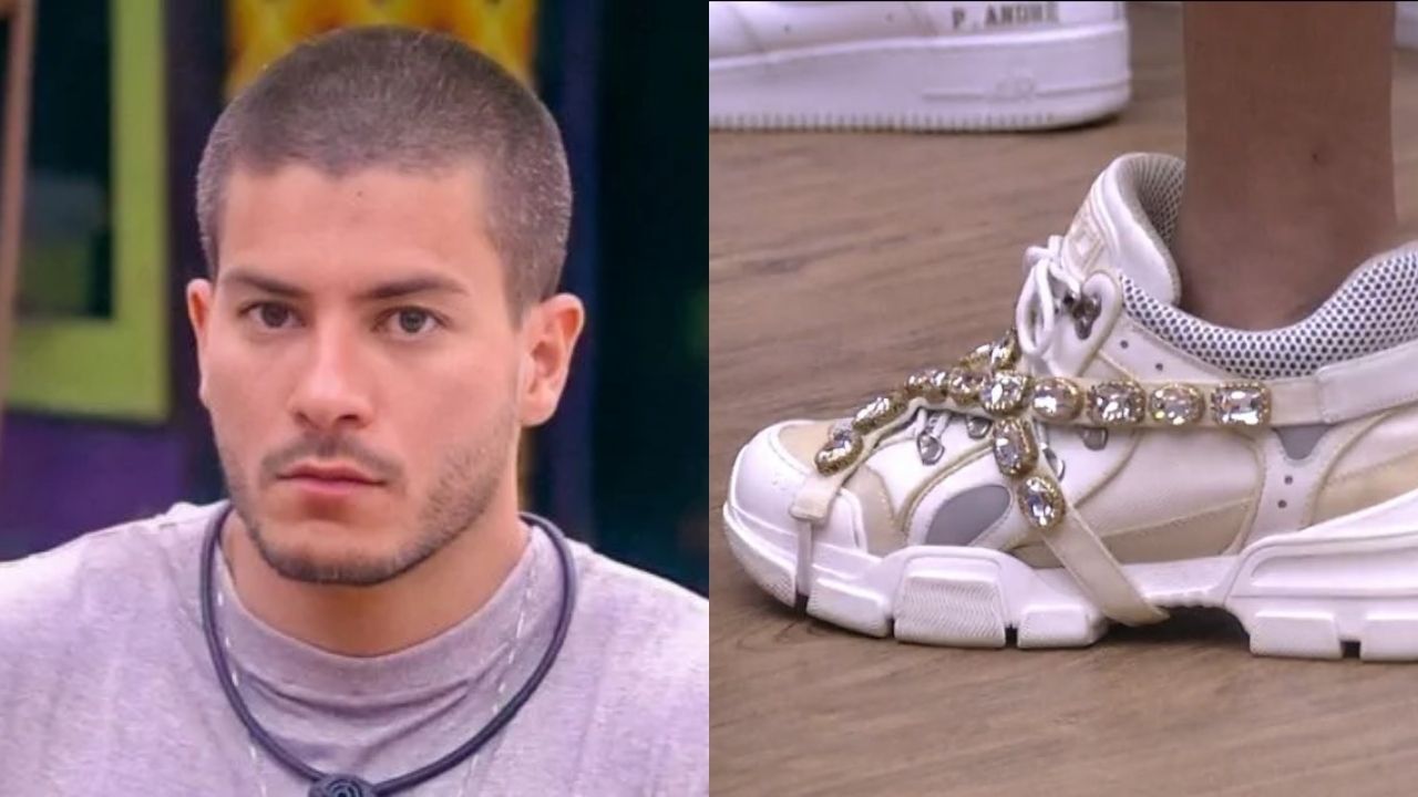 BBB 22: Arthur Aguiar usa tênis grifado avaliado em R$ 6,2 mil