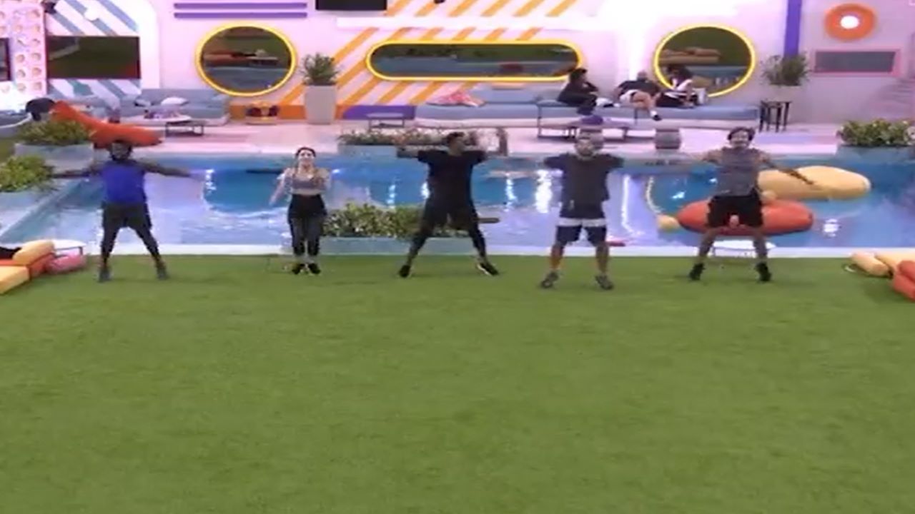 BBB 22: Logo após Prova do Líder, brothers fazem treino coletivo