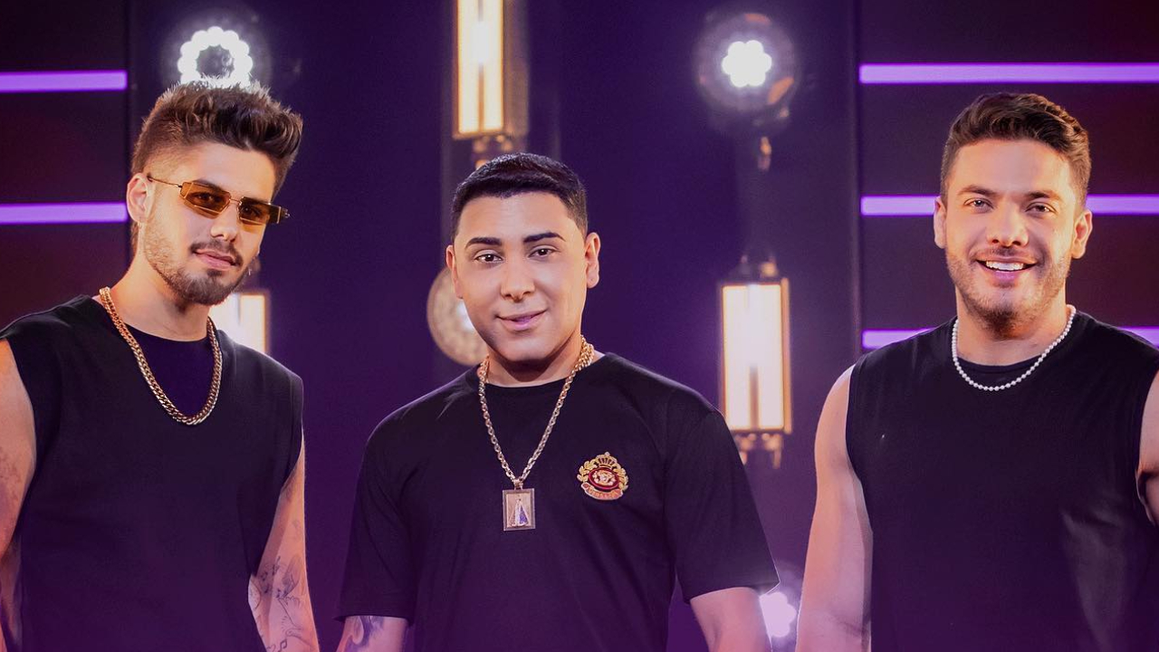 Wesley Safadão relembra gravação de clipe com Zé Felipe e DJ Guuga