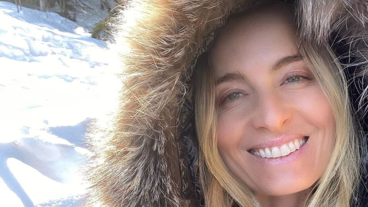 Cheia de estilo, Angélica impressiona ao surgir esquiando