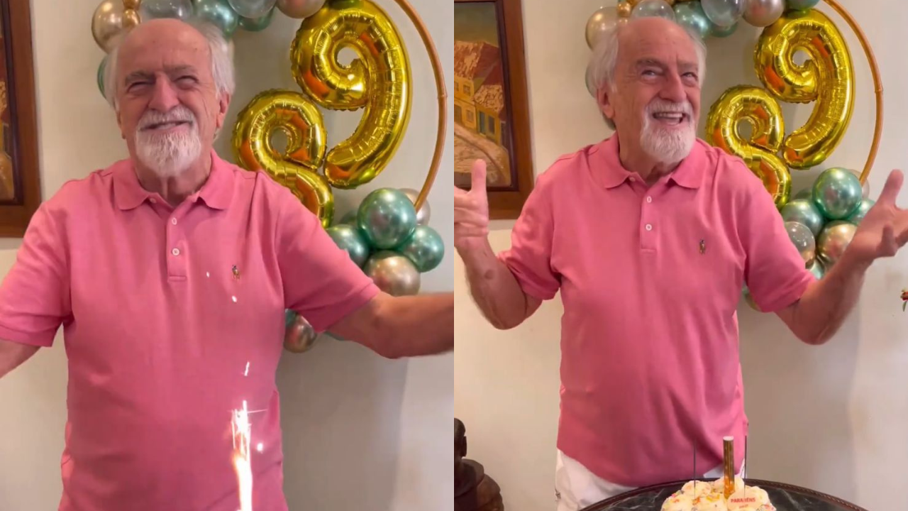 Com muita simpatia e bom-humor, Ary Fontoura celebra seus 89 anos: ”Cheio de vida e de alegria!”