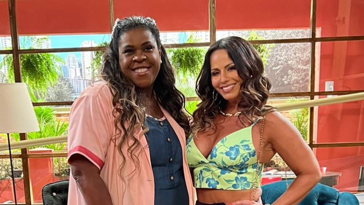 Viviane Araujo surge em bastidores de novo programa com Cacau Protásio: ”Quem é de verdade, sabe quem é também”