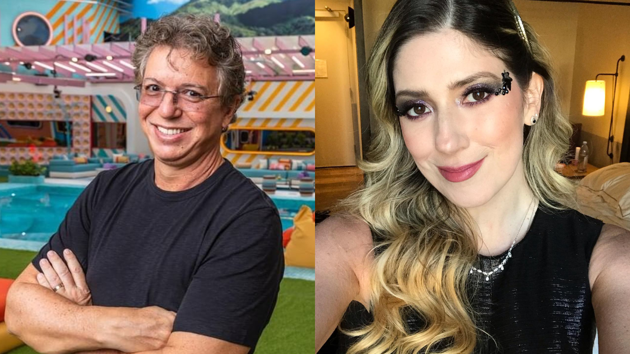 Boninho exibe clique de bastidores do CAT BBB com Dani Calabresa