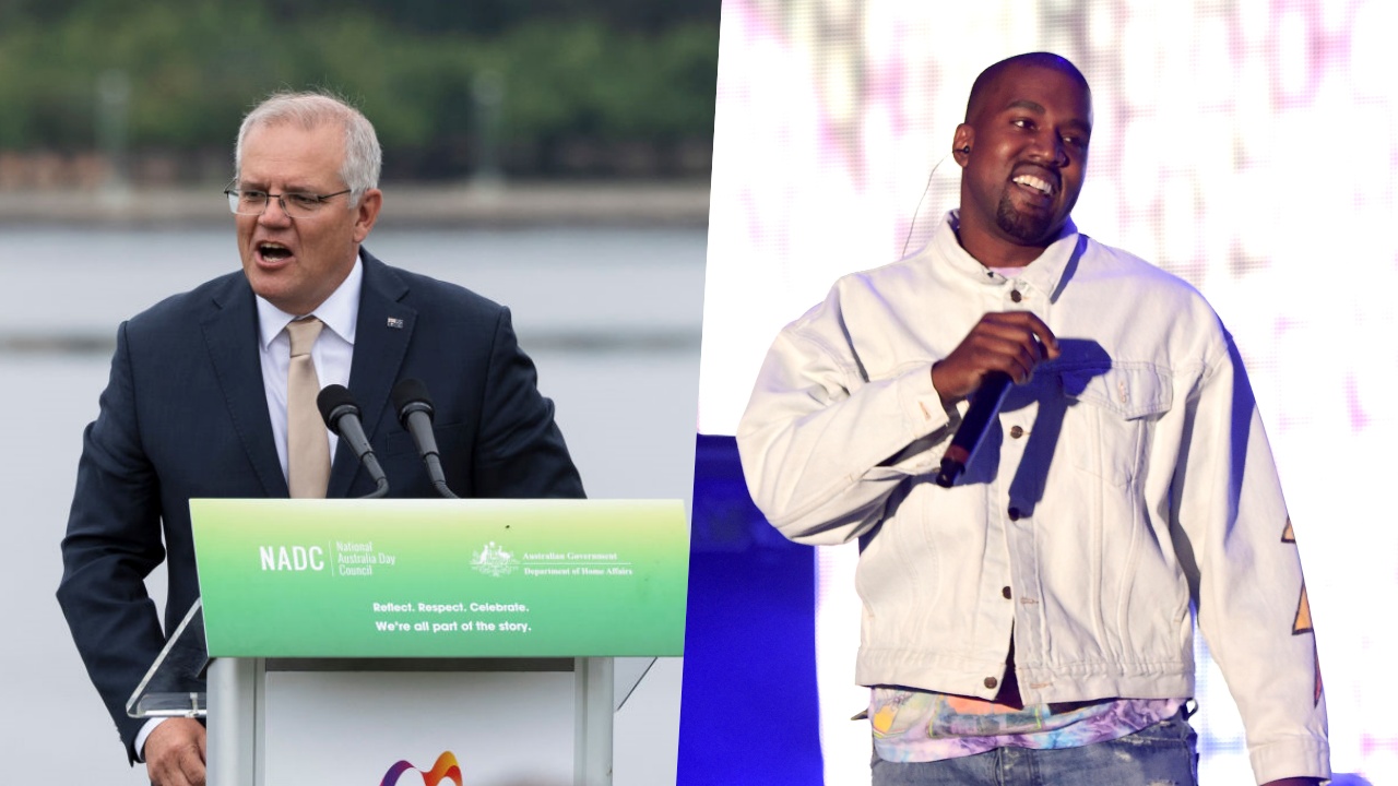 Primeiro-ministro da Austrália cobra vacina de Kanye West para shows no país: ”Não importa quem você é”