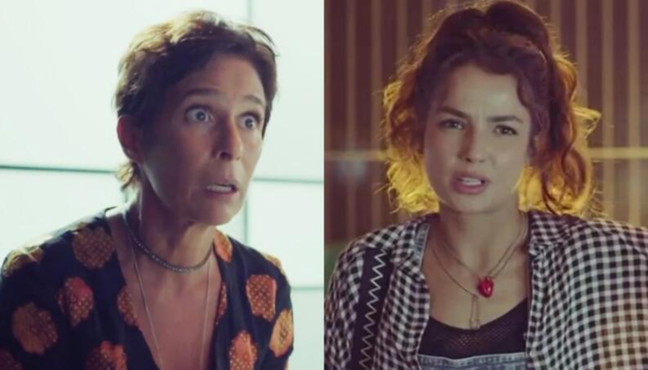 Rebeca surta ao saber que filha se envolveu com marido da amiga em ‘Um Lugar ao Sol’