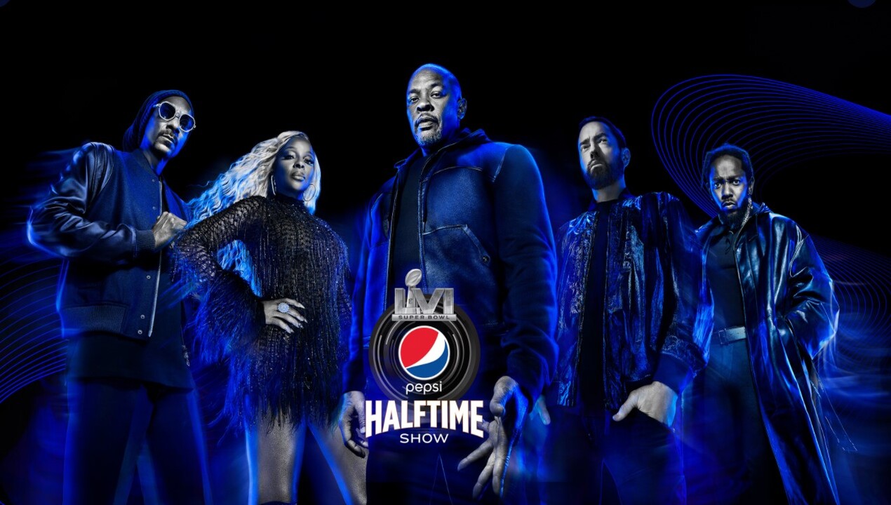Show de intervalo do Super Bowl 2022 terá Dr. Dre, Snoop Dogg, Eminem, Mary J. Blige e Kendrick Lamar