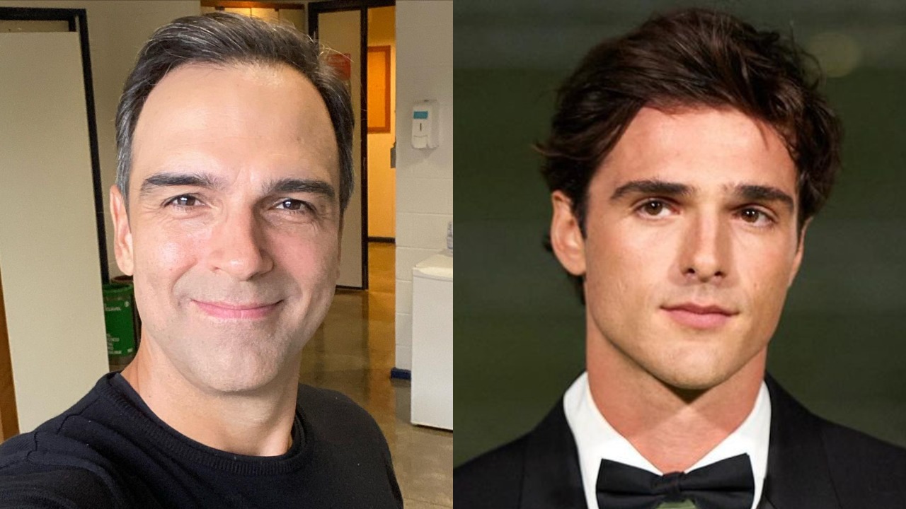 Tadeu Schmidt brinca sobre comparações com o ator Jacob Elordi, de ‘Euphoria’: ”Aquele tiozão que até lembra”