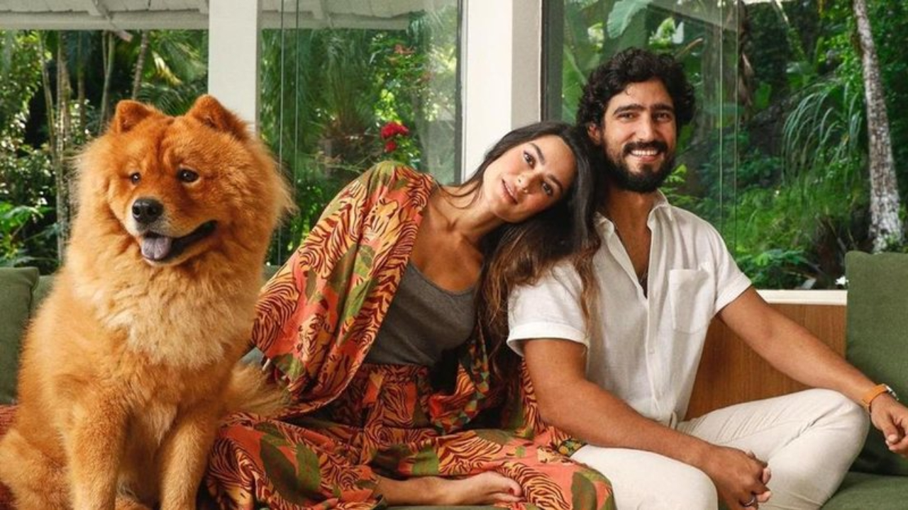 Thaila Ayala e Renato Góes registram 1ª ida de Martin em uma cachoeira: ”Já já é o Francisco”