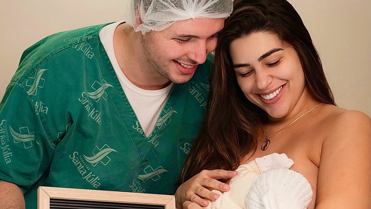 Nasce Malu, primeira filha da ex-BBB Vivian Amorim: ”Chegou transformando tudo”