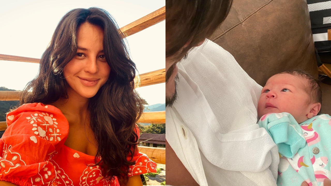 Após dar à luz, Yanna Lavigne posta fotos do parto e encanta ao mostrar o rostinho de Amélia: ”Coisa linda”